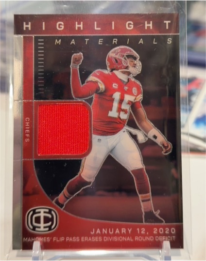 2025 Panini Icon Collection #HM-5 Patrick Mahomes II Highlight Materials — front