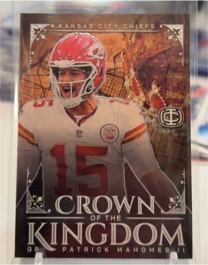 2025 Panini Icon Collection #CK-5 Patrick Mahomes II Crown of the Kingdom — front