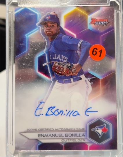2023 Bowman's Best #B23-EB Enmanuel Bonilla — front