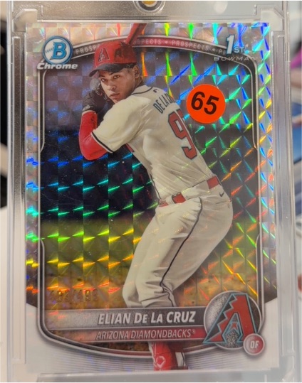 2025 Bowman Chrome #BCP-249 Elian De La Cruz — front