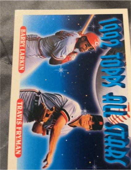 1993 Topps #404 Barry Larkin / Travis Fryman — front