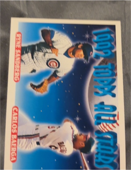 1993 Topps #402 Ryne Sandberg / Carlos Baerga — front