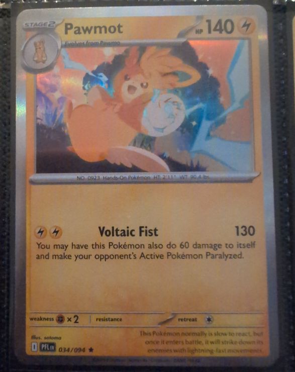 2025 Phantasmal Flames #034 Pawmot — front