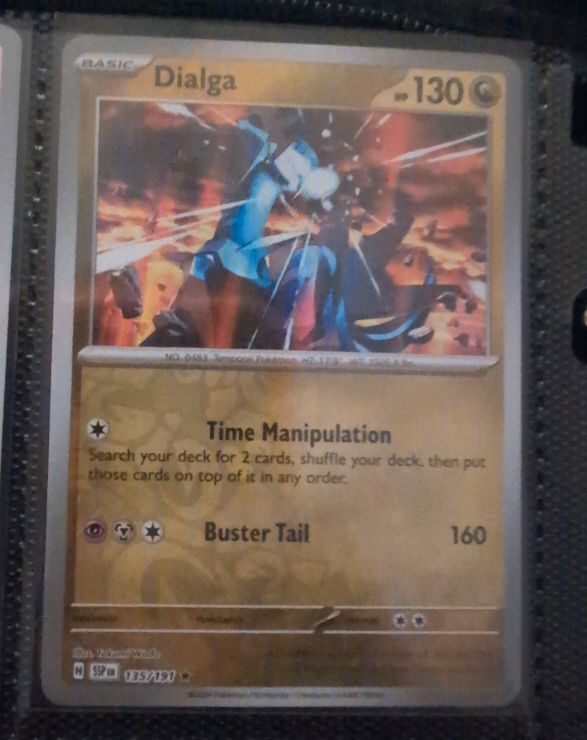 2022 Pokémon SV08: Surging Sparks #135 Dialga — front