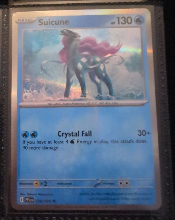 2023 Pokémon ME02 #026 Suicune — front