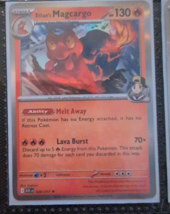 2025 Pokémon Sv10: Destined Rivals #036 Ethan's Magcargo — front