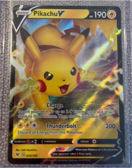 2020 Pokémon Vivid Voltage #043 Pikachu V — front
