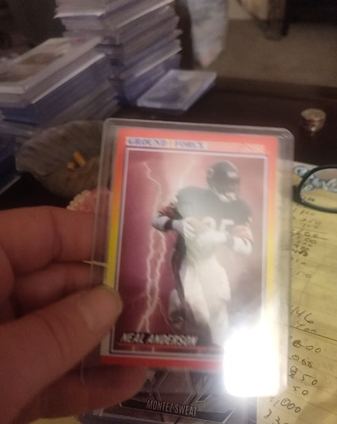 1990 Score #326 Neal Anderson Ground Force — front