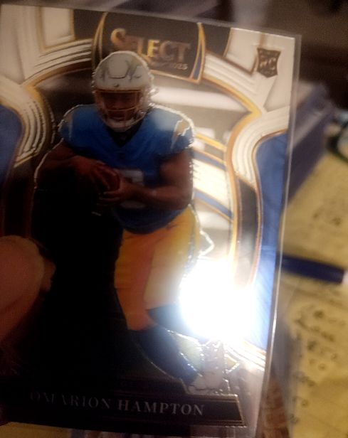 2025 Panini Select #2 Omarion Hampton — front