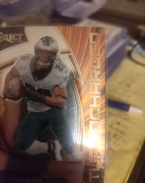 2025 Panini Select Turbocharged #1 Saquon Barkley — front
