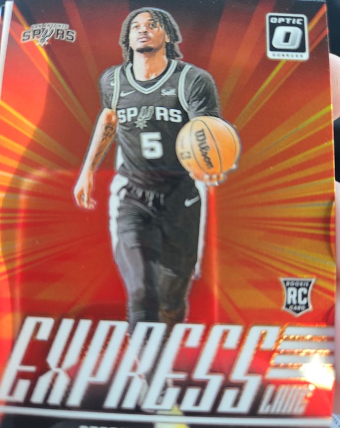 2024-25 Panini Donruss Optic Express Lane #1 Stephon Castle — front