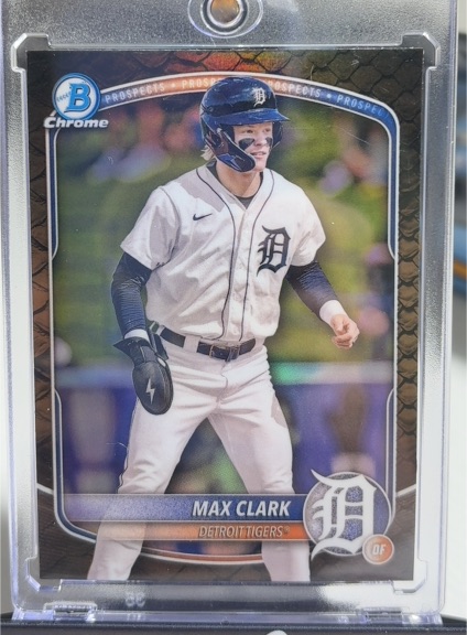 2025 Bowman Chrome #BCP-24 Max Clark — front