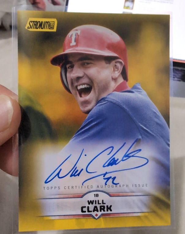 2023 Topps Stadium Club Autographs #SCBA-WCL Will Clark — front
