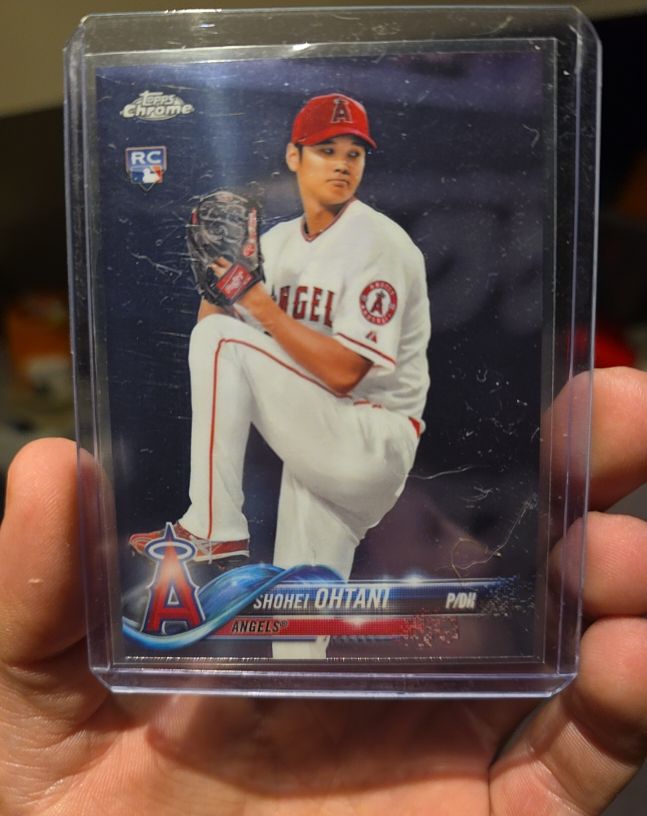 2018 Topps Chrome #150 Shohei Ohtani — front