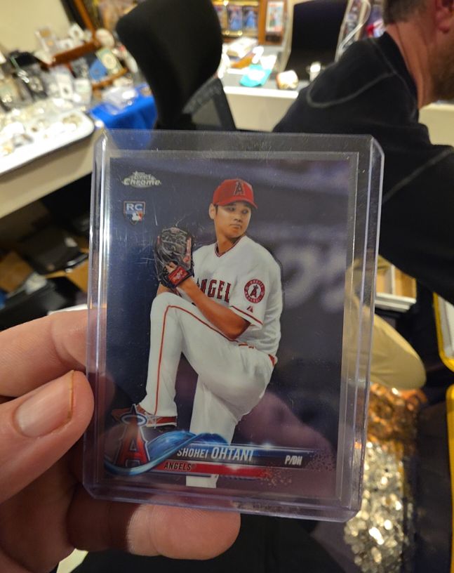 2018 Topps Chrome #150 Shohei Ohtani — front