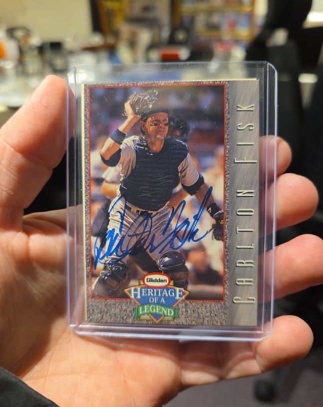 1997 Glidden Heritage of a Legend #NNO Carlton Fisk — front