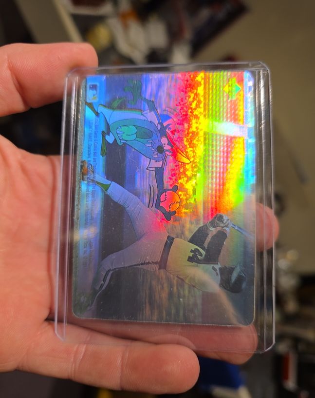 1991 Upper Deck Comic Ball Reggie Jackson Tasmanian Devil Hologram — front