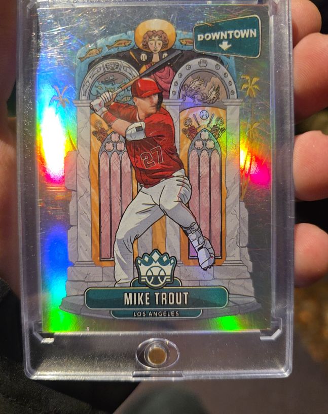 2020 Panini Diamond Kings Downtown #1 Mike Trout — front