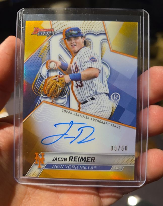 2025 Bowman's Best #B25-JR Jacob Reimer — front