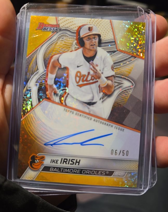 2025 Bowman's Best #B25-II Ike Irish — front