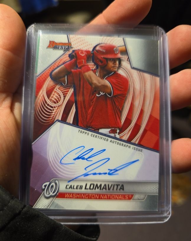2025 Bowman’s Best #B25-CL Caleb Lomavita — front
