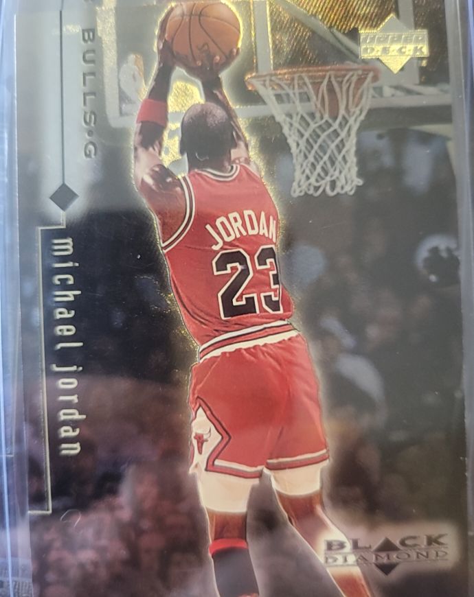 1998-99 Upper Deck Black Diamond #7 Michael Jordan — front