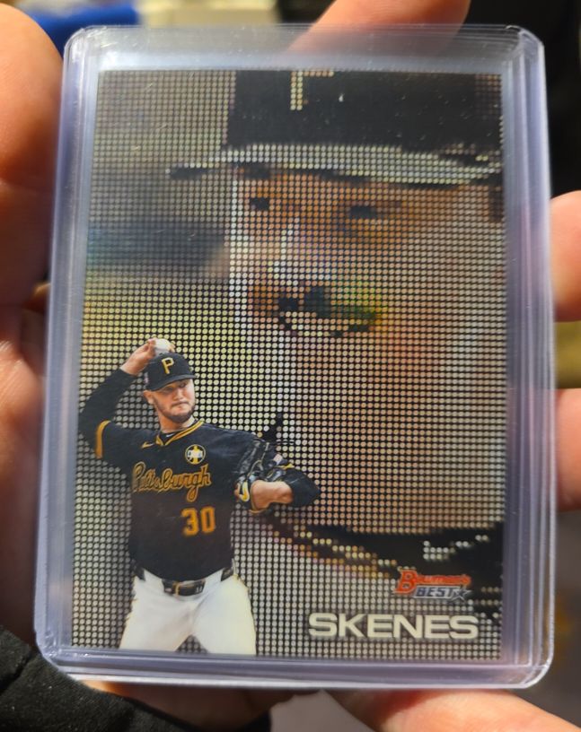 2025 Bowman's Best Pixel Portraits #P-14 Paul Skenes — front