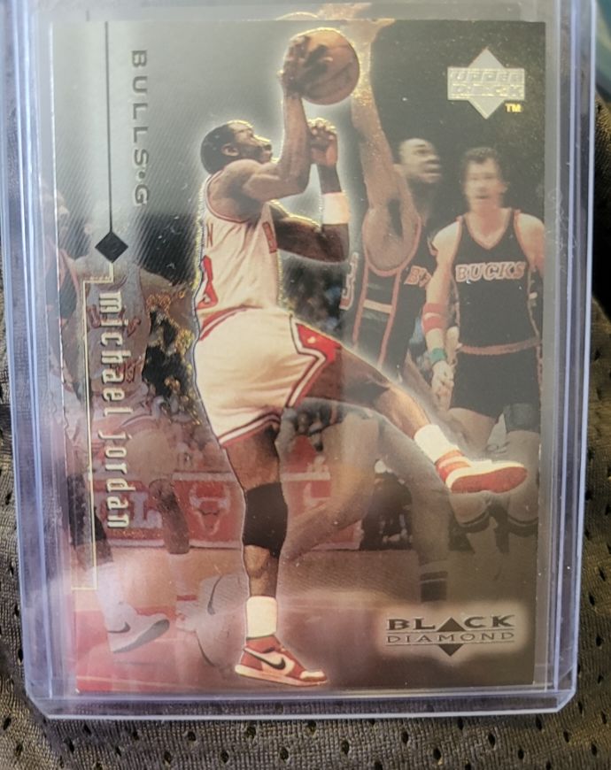 1998-99 Upper Deck Black Diamond #1 Michael Jordan — front