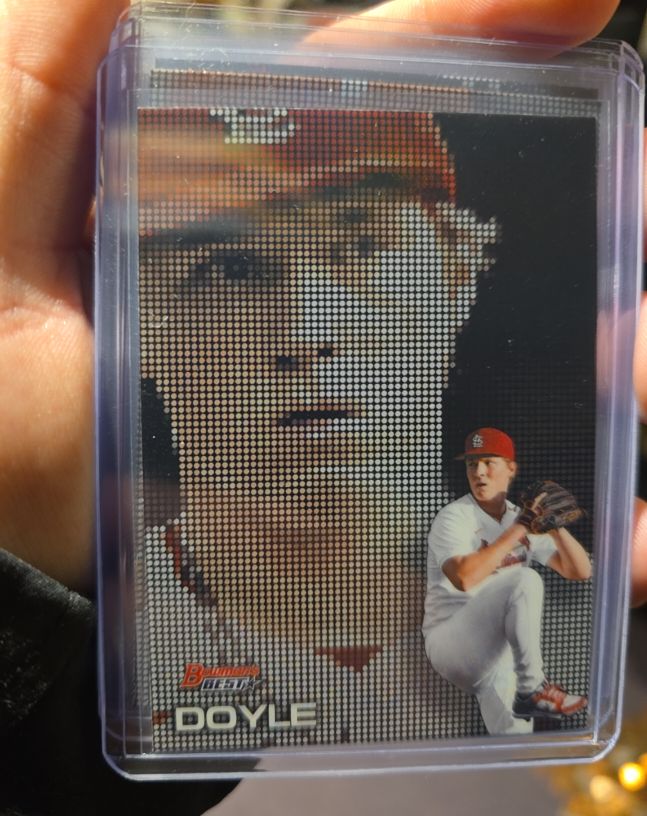 2025 Bowman's Best #P-3 Liam Doyle Pixel Portraits — front