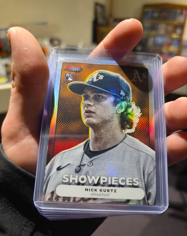 2025 Topps Bowman's Best #BS-2 Nick Kurtz Showpieces — front