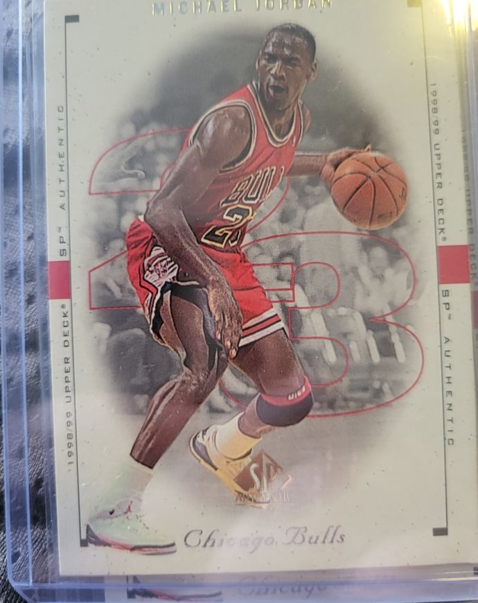 1998-99 Upper Deck SP Authentic #23 Michael Jordan — front