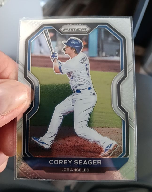 2021 Panini Prizm #100 Corey Seager — front
