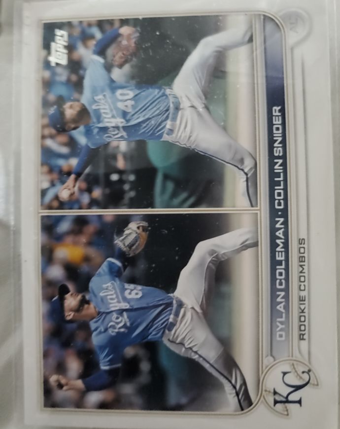 2022 Topps Update #US147 Dylan Coleman / Collin Snider Rookie Combos — front