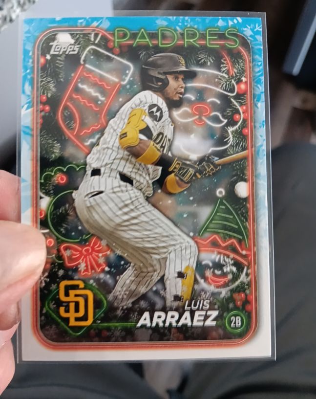 2024 Topps Holiday #H168 Luis Arraez — front