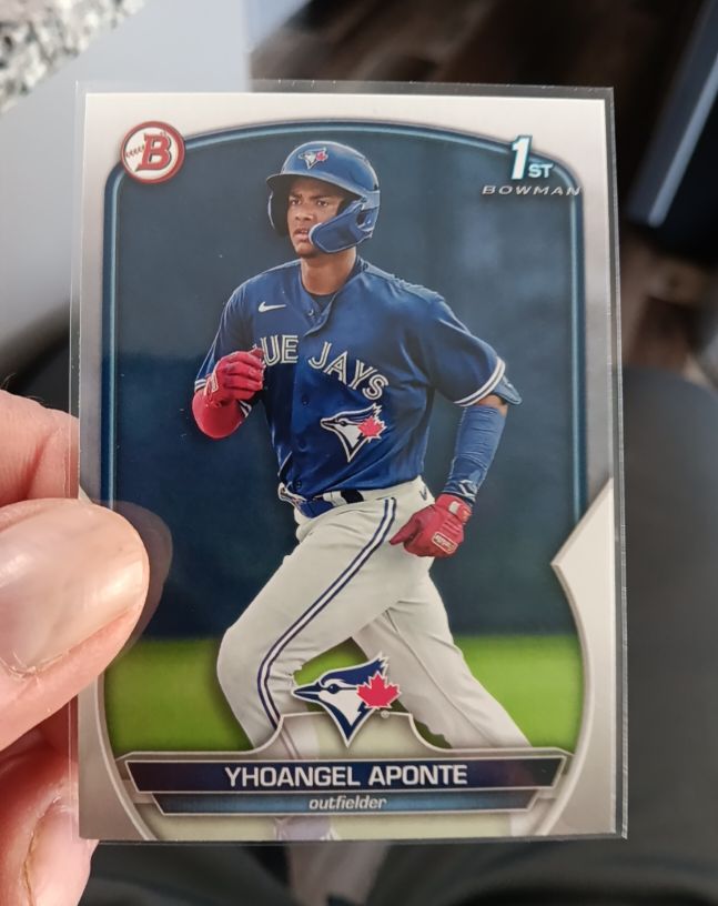 2023 Bowman #BP-110 Yhoangel Aponte — front