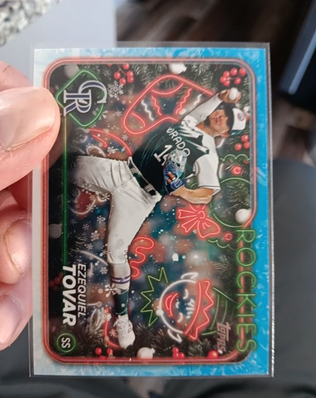 2024 Topps Holiday #H107 Ezequiel Tovar — front