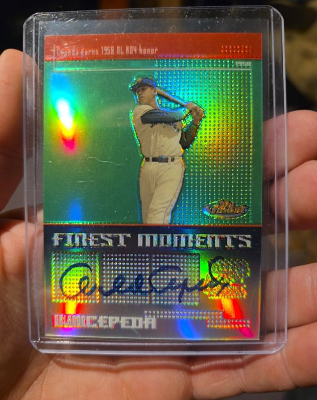 2004 Topps Finest Moments #FMA-OC Orlando Cepeda — front