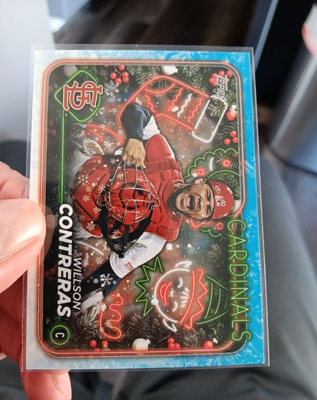 2024 Topps Holiday #H81 Willson Contreras — front