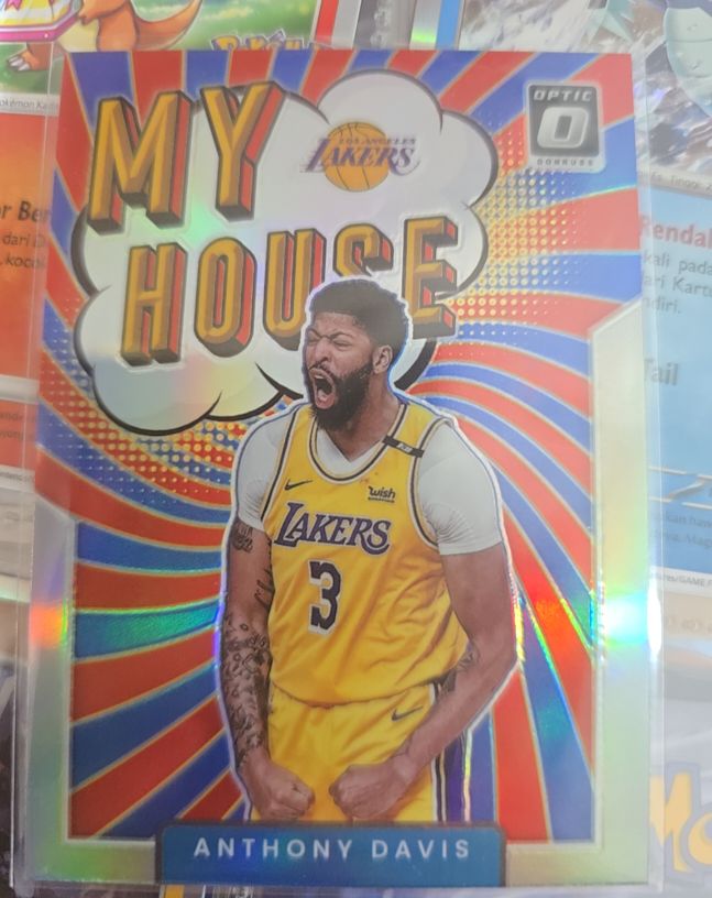 2021-22 Panini Donruss Optic #11 Anthony Davis My House Los Angeles Lakers — front
