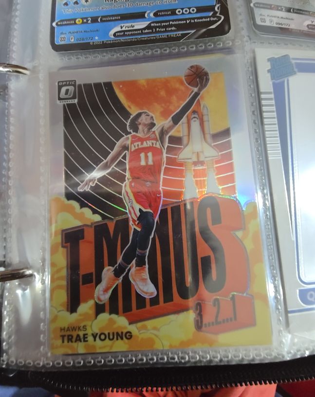 2021-22 Panini Donruss Optic #13 Trae Young T-Minus 3, 2, 1 Insert — front