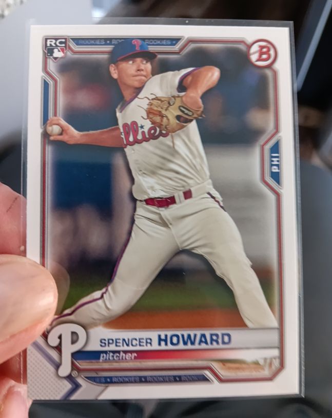 2021 Bowman #16 Spencer Howard — front