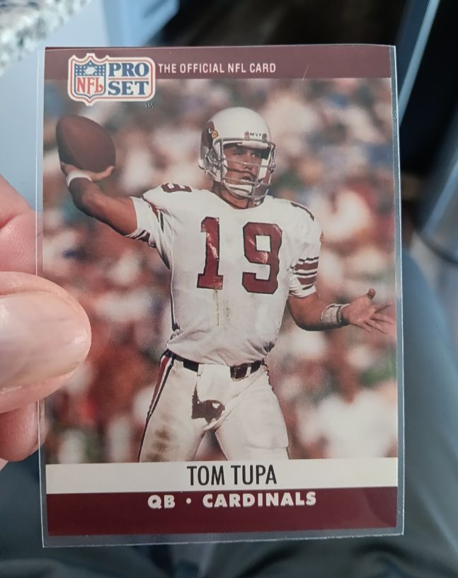 1990 Pro Set #619 Tom Tupa — front