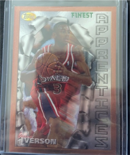 1996-97 Topps Finest #69 Allen Iverson — front