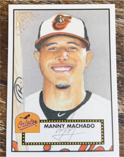 2018 Topps Gallery Heritage #H-22 Manny Machado — front