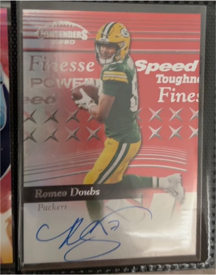 2024 Panini Contenders #CS-RDS Romeo Doubs 1999 SSD — front