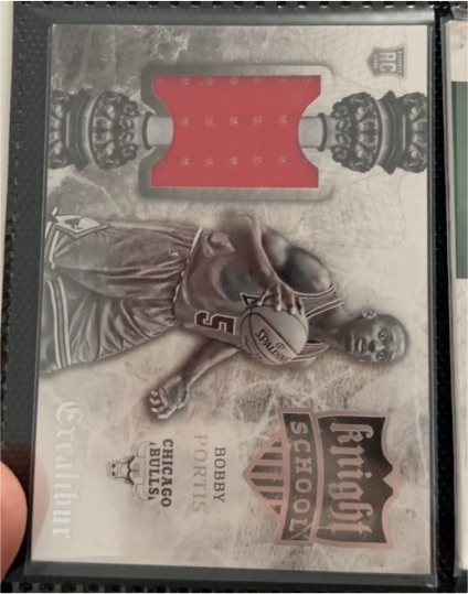 2015-16 Panini Excalibur Knight School Jerseys #12 Bobby Portis — front