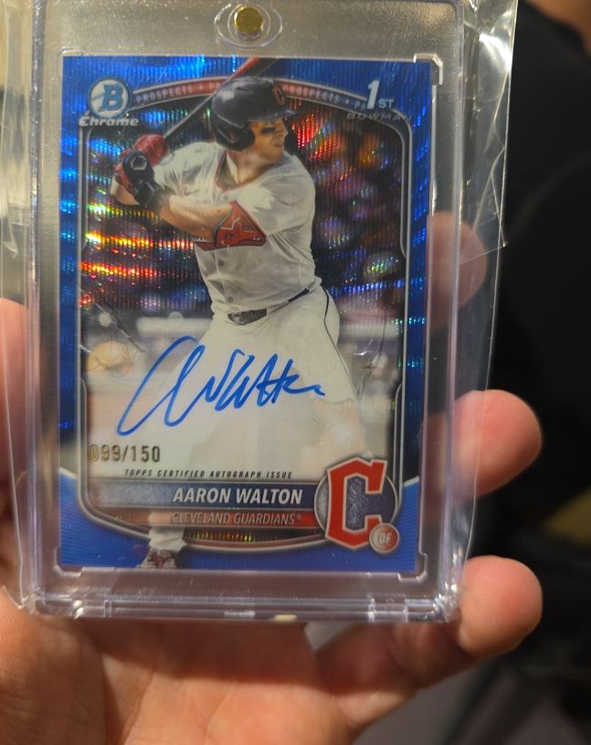 2025 Bowman Chrome #1st Bowman Aaron Walton — front