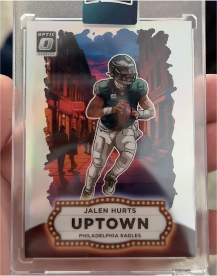 2025 Panini Donruss Optic #9 Jalen Hurts Uptown — front