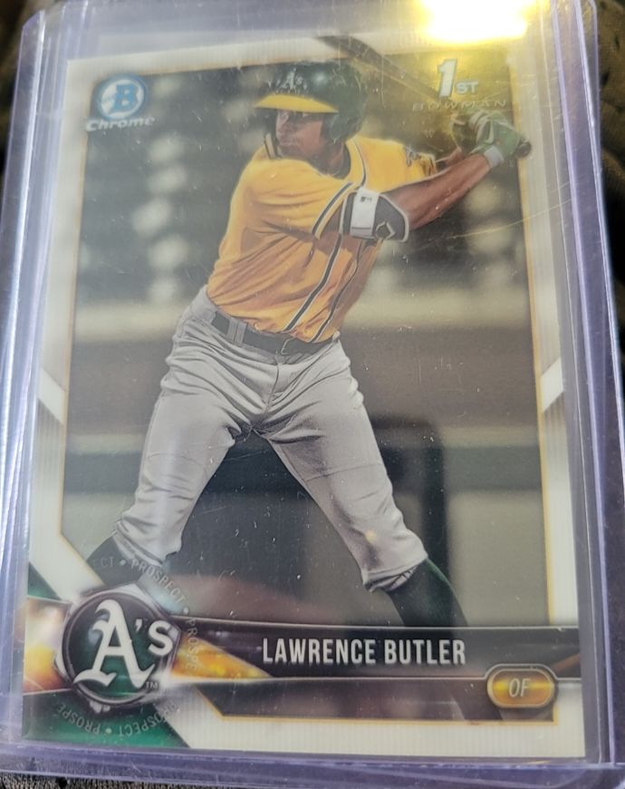 2018 Bowman Draft Chrome #BDC-4 Lawrence Butler — front