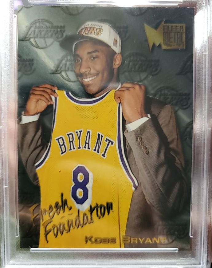 1996-97 Fleer Metal #137 Kobe Bryant Fresh Foundation — front